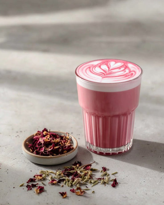 Latte glacé rose
